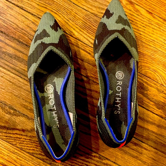 Rothy’s camo flats size 7.5 - Picture 1 of 3